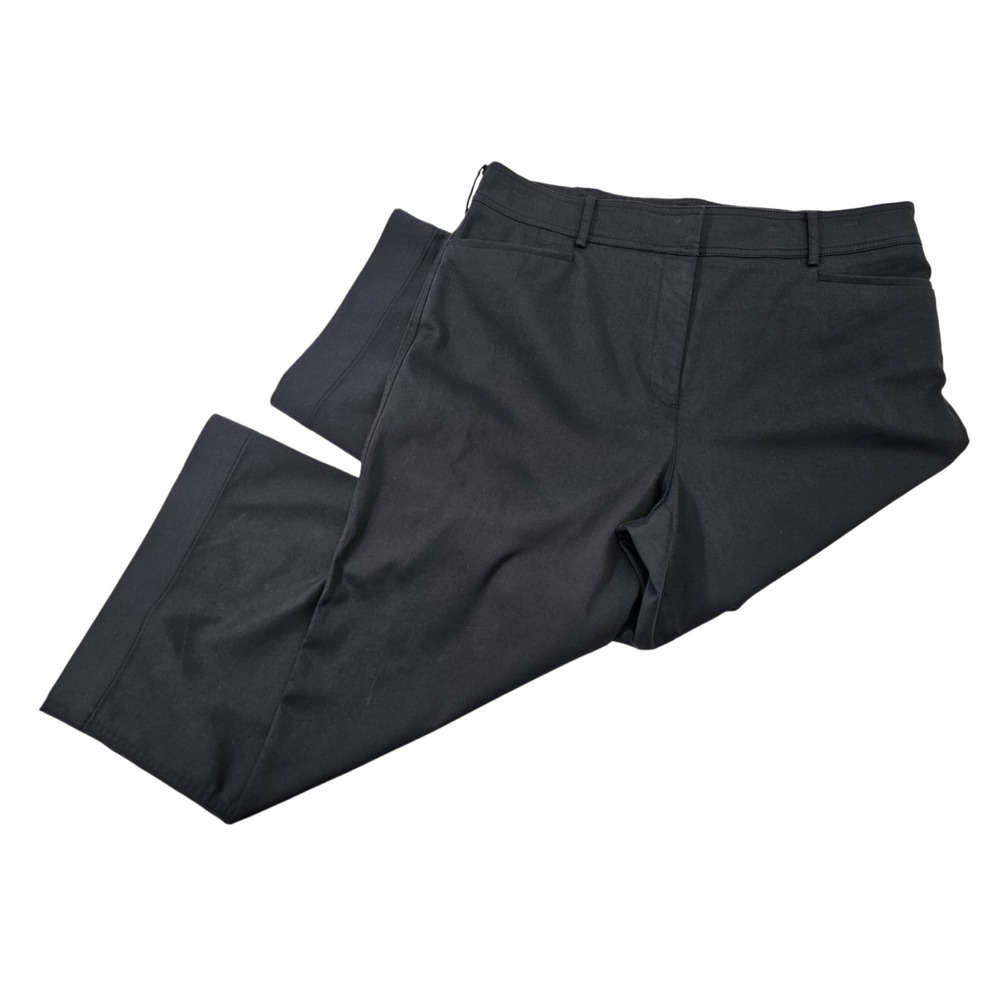 Chico's Black Straight-Leg Pants